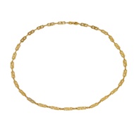 二手紀梵希 2G 鍊式項鍊，方形 G 標誌，GP，60 厘米，巴黎/紐約復古 GG 鍍金項鍊