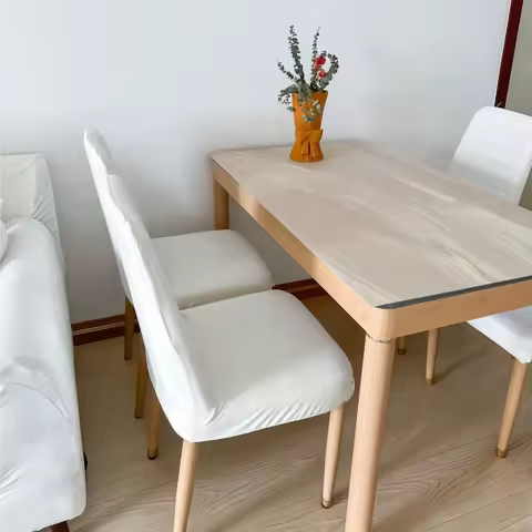 Washable Dining Chair Covers for Home Office 2026 New Scandinavian Anti Scratch Chair Cover Elastic 