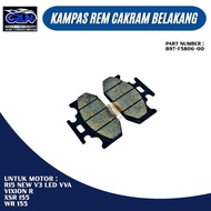 B97-F5806-00 Rear Disc Brake Pads Yamaha R15 NEW V3 2017 LED VVA 155 XSR WR 155 VIXION R CRUN