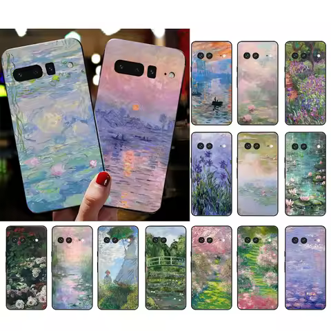 Claude Monet Garden Phone Case For Google Pixel 10 9 Pro XL 8 7 6 Pro Pixel 9A 8A 7A 6A 5A 4A Pixel 