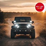 2pc Mile Lamp Kit 11cm Diameter 12/24V 9 Universal LEDs  2pc Kit Lampu Mile Diameter 11cm 12/24v 9 L