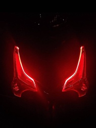 2เส้น ไฟเดย์ไลท์ พร้อมไฟเลี้ยว Wave125i LED 2023 แบบวิ่ง30/45/60cm ไฟวิ่งกลางวันสองสี ลำแสงไฟเลี้ยว