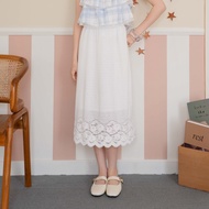 Kimmame-Lace and Bloom Knit Skirt