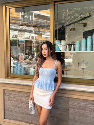 Pomelo. x Janesuda เสื้อถักลายนูน / Pomelo. x Janesuda Cable Knit Top