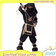 Kids Costume - Role Play Animation For  Anime Ninja Samurai Kostum Ninja Budak Lelaki Halloween Part