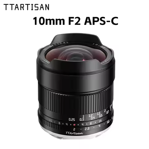 TTArtisan 10mm F2 APS-C ASPH 105° Ultra-wide Angle Lens for Sony E Fujifilm XF Nikon Z Canon EOS R M