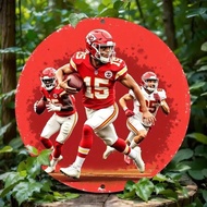 HELLOYOUNG Kansas City Chiefs Metal Wall Art Man Cave Gift Bar Sign Decor