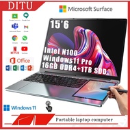 DITU ✅Malay In Stock Upgrades 15.6" Laptop High performance windows11/16GB DDR4 RAM 1TB SSD WiFi HDM