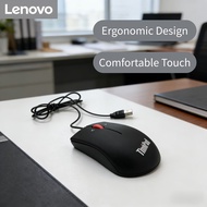 Tetikus berwayar/tiada wayar Lenovo ThinkPad, reka bentuk ergonomik, USB 2.4G, optikal, roda merah, 