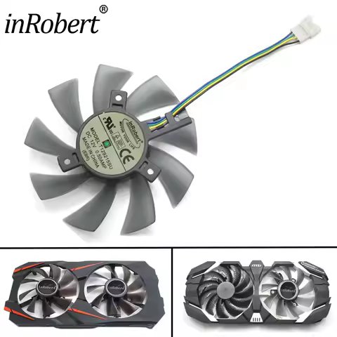 85MM T129215SU Cooling Fan For Gigabyte GeForce GTX 1050Ti GTX1060 RX 480 470 570 580 GTX 1060 G1 Gr