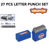 [ WADFOW ] (WCC9276) 27 Pcs Letter Punch Set 6mm | Stamp A–Z & “&” | 60mm