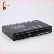 [kokiya] 7 Band Parametric Equalizer, 7 Band Car Audio Equalizer, 12V Subwoofer GAIN
