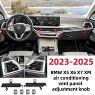 For BMW X5 X6 X7 XM G05 G06 G07 G09 2023-2025 Automotive Air Conditioning Outlet Adjustment Panel Kn