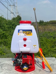 เครื่องพ่นยา 767 ลูกลอย “หมาขาว” รุ่นใหม่ (ติดหม้อลมคู่)  แรงสุด