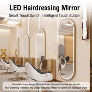 Wall-Mounted Hairdressing Mirror Salon mirror barber Shop Mirror with LED Light Hair Salon Dedicated