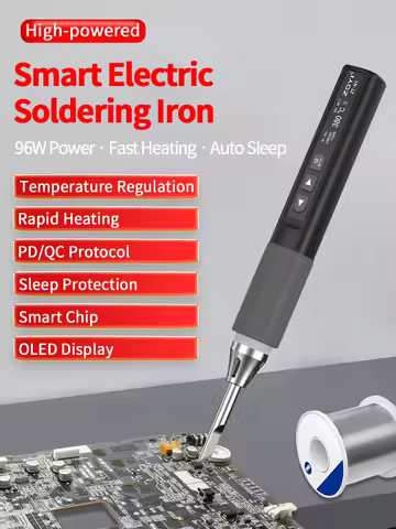 ZOYI ZT-N1 Smart Soldering iron 96W Electrician portable constant temperature welding pen for home m