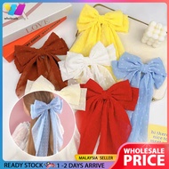 WHOLESALE | Large Ribbon Knot Hair Clips Hairpin Hair Accessories Klip Rambut Riben Besar Aksesori