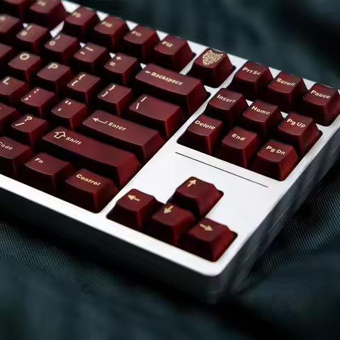 DOUBLE SHOT PYGA Translucence 121 Keys Keycap Cherry Profile Keycaps For Mechanical Keyboard RK61 87