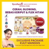 RORO MENDUT Kulit Manggis White Exclusive Package Anti Aging Whitening |BPOM HALAL Paket Skincare Kr