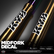 KYB Front Shock Protector Sticker Usd. Motocross Fork