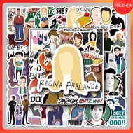 Shipped From Thailand 55 Styles French series Cartoon Style American TV Friends Sticker