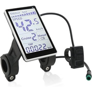 Paparan LCD Basikal Elektrik, 24V 36V 48V 60V Universal E Scooter M5 E Bike Display Meter Panel Kawa