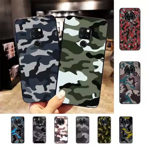 Camouflage For Huawei Mate 10 20 30 40 50 lite pro Nova 3 3i 5 6 SE 7 pro 7SE