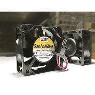 [ 1 pc] 9WF0624H4D03 Sanyo Denki SanAce 60WF Fan 24V-0.15A Dimensions 60x60x25mm black jack
