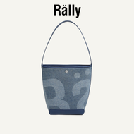 พร้อมส่ง Rally Movement Blue Denim Bag กระเป๋าบัคเก็ตแท้ ลายโลโก้ทอ