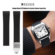 สายนาฬิการุ่น Delugs CTS Rubber for Cartier Santos Large Size