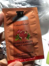 Crabtree &amp; Evelyn pomegranate hand therapy 5g