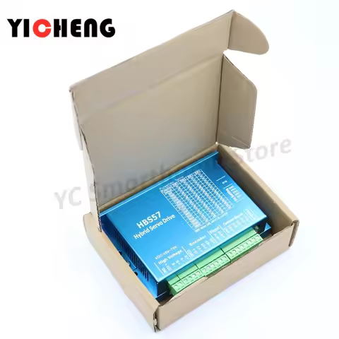HBS57 closed loop servo motor controller, hybrid stepping servo, 16-70V DC power supply Maximum curr
