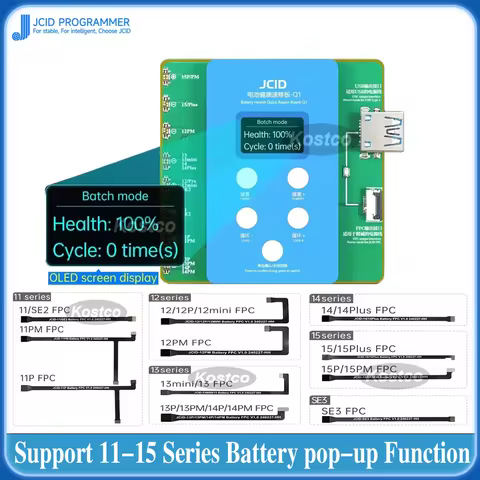 JCID JC Q1 Battery Health Quick Repair Board-Q1 For iPhone 11-15 ProMax Battery Health Pop-up Repair