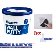 Selleys Wall Putty Filler 500g for Wall Crack Gap Dempul Dinding Batu Plaster Partition White Tampal