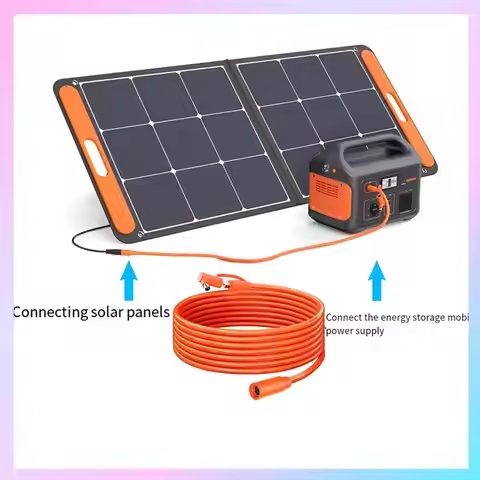 AB25-12AWG Extension Cable For Solar Generators 8Mm Female To Male DC7909 Solar Panel Cable With DC8