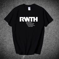 German Aachen Industrial University T-Shirt Short-Sleeved RWTH Aachen Souvenir Simple Unique Printin