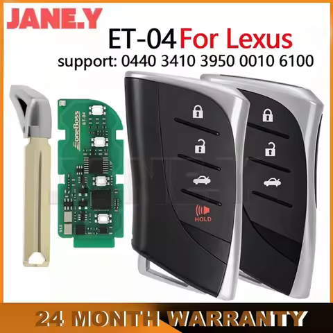 ET04 4D 8A Keyless Remote Key For Lexus LC LS500 LS500H UX ES300H ES200 Universal EoneBoss ET-04 Car