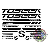 Toseek Bike Frame Decals