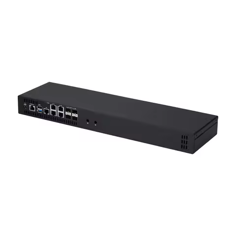 Free Shipping Qotom 1U Rackmount SFP+ 10GB/SFP 1GB /2.5G / I225 2.5GB LAN C3758 C3758R C3808 C3908 P