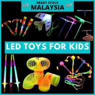 LED Toys Kids Rainbow Spring Sward LED Aeroplane led kids toys