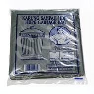HDPE GARBAGE BAG (biru) HDPE GARBAGE BAG PLASTIC BLACK TRASH BAG 29"x35" STRONG PEOPLE CAP WL9688 50