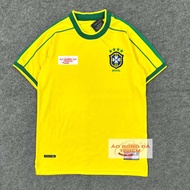 Rero.BRAZlL.1998 - RETRO CLASSlC Football Shirt high-quality Thai product - Retro.BRAZlL yellow98