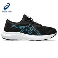 ASICS Contend 9 GS Kids Running Shoes In Black/Digital Aqua