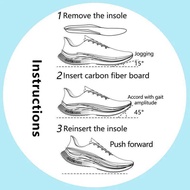 1Pair Carbon Fiber Insole-Full Foot Palm Carbon Plate Strong Insole 35 For Running Arch