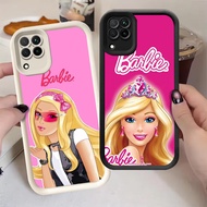 G-65 Barbie Girl Casing for Samsung Galaxy A12 A22 5G Black and White