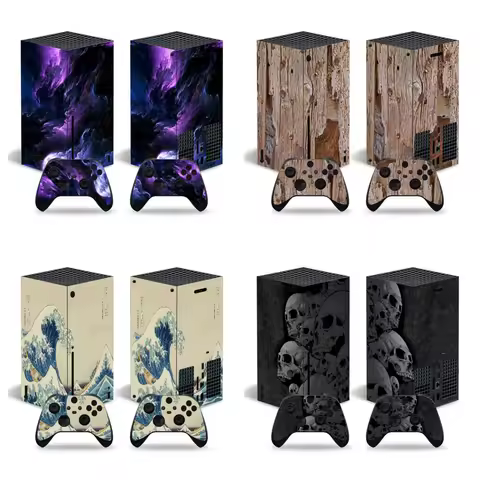 Sticker Cover for Xbox Series X Console Protective Cover Wrap for Xbox Series X Controller Protectiv