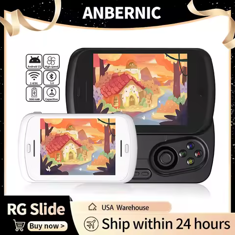ANBERNIC RG Slide Handheld Game Console 4.7" LTPS In-Cell Screen Android Video Player Supports 1080p