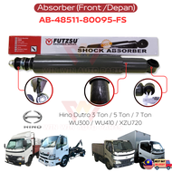 AB-48511-80095-FS Hino Dutro 3 Ton/ 5 Ton/ 7 Ton/ WU300/ WU310/ WU410/ XZU720 (Front/Depan) Absorber