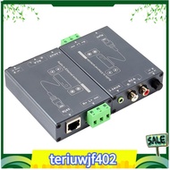 【●TI●】1Pair Audio to Ethernet Extender 3.5mm Jack  Audio to RJ45 Network Cable Extender Network Sign