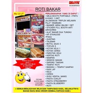 PAKET USAHA FRANCHISE MAKANAN ROTI BAKAR BREAD TOAST PANGGANG TOPPING